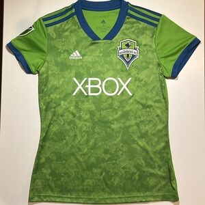 Adidas Women's Seattle Sounders FC Rave Green Jersey - Small
